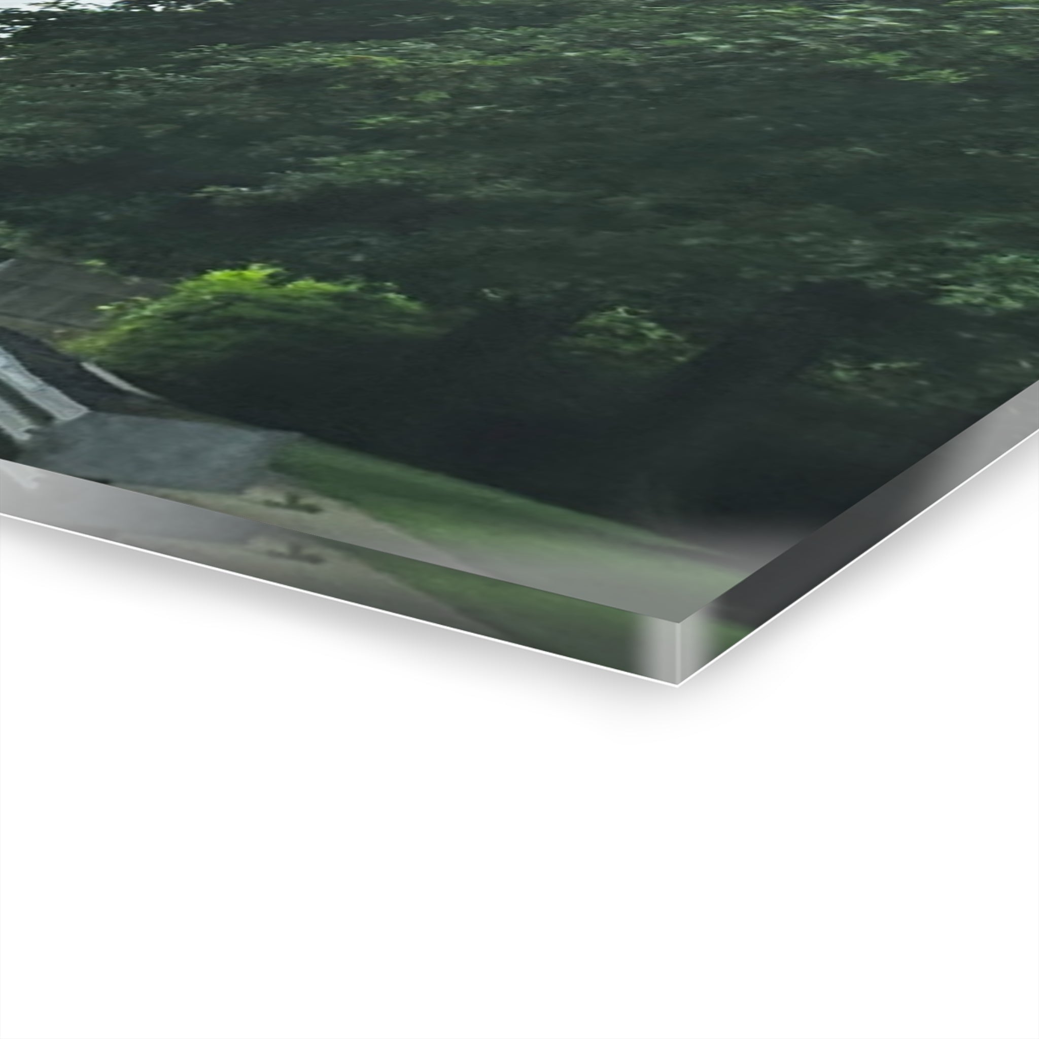 Road After Rain Acrylic Wall Art - Serene Road Photo