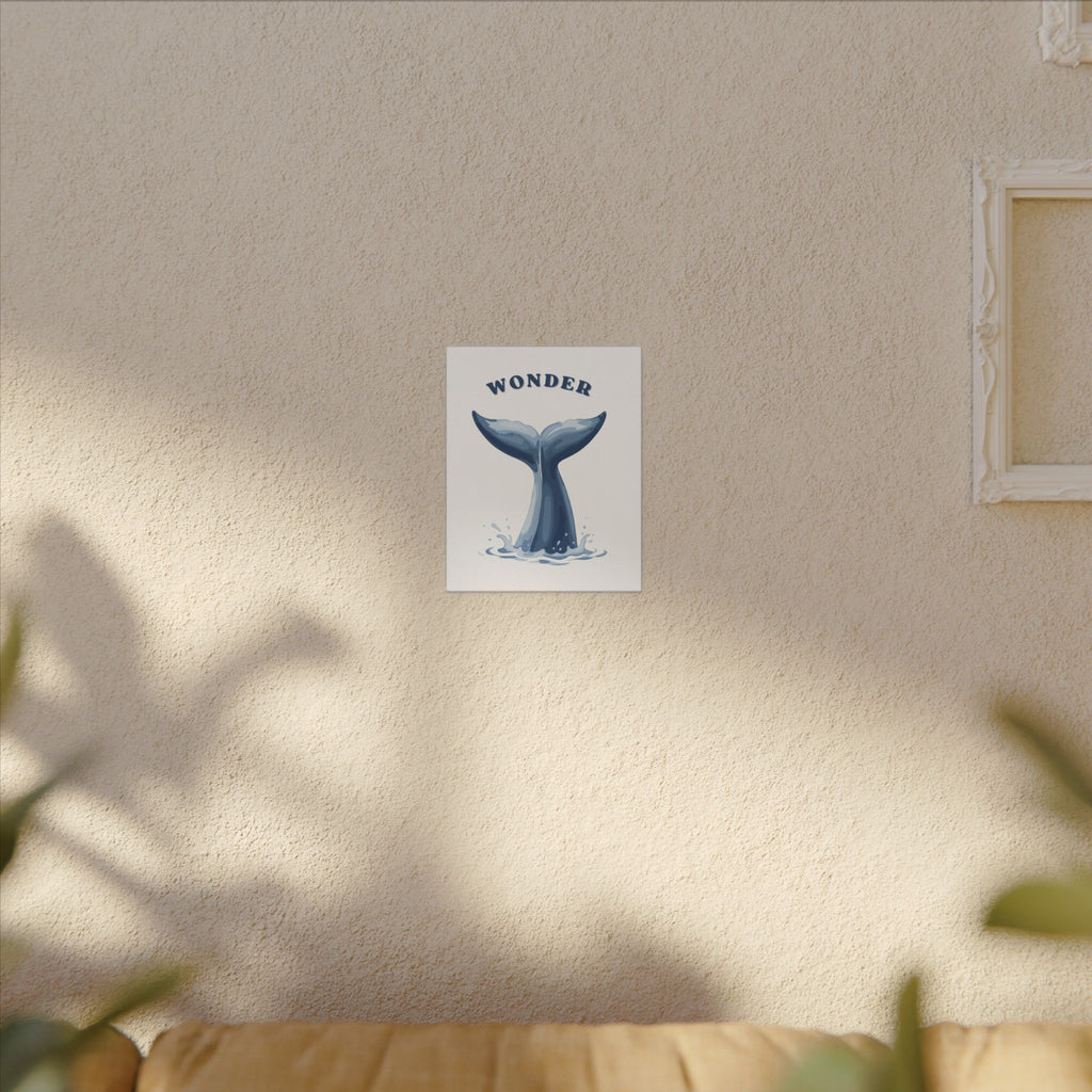 The Whale Tail Matte Canvas, Stretched, 0.75" (Multi-Size)