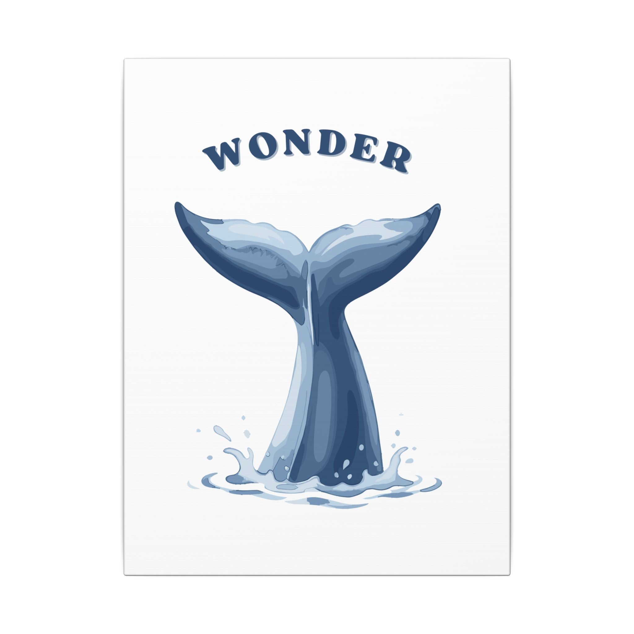 The Whale Tail Matte Canvas, Stretched, 0.75" (Multi-Size)