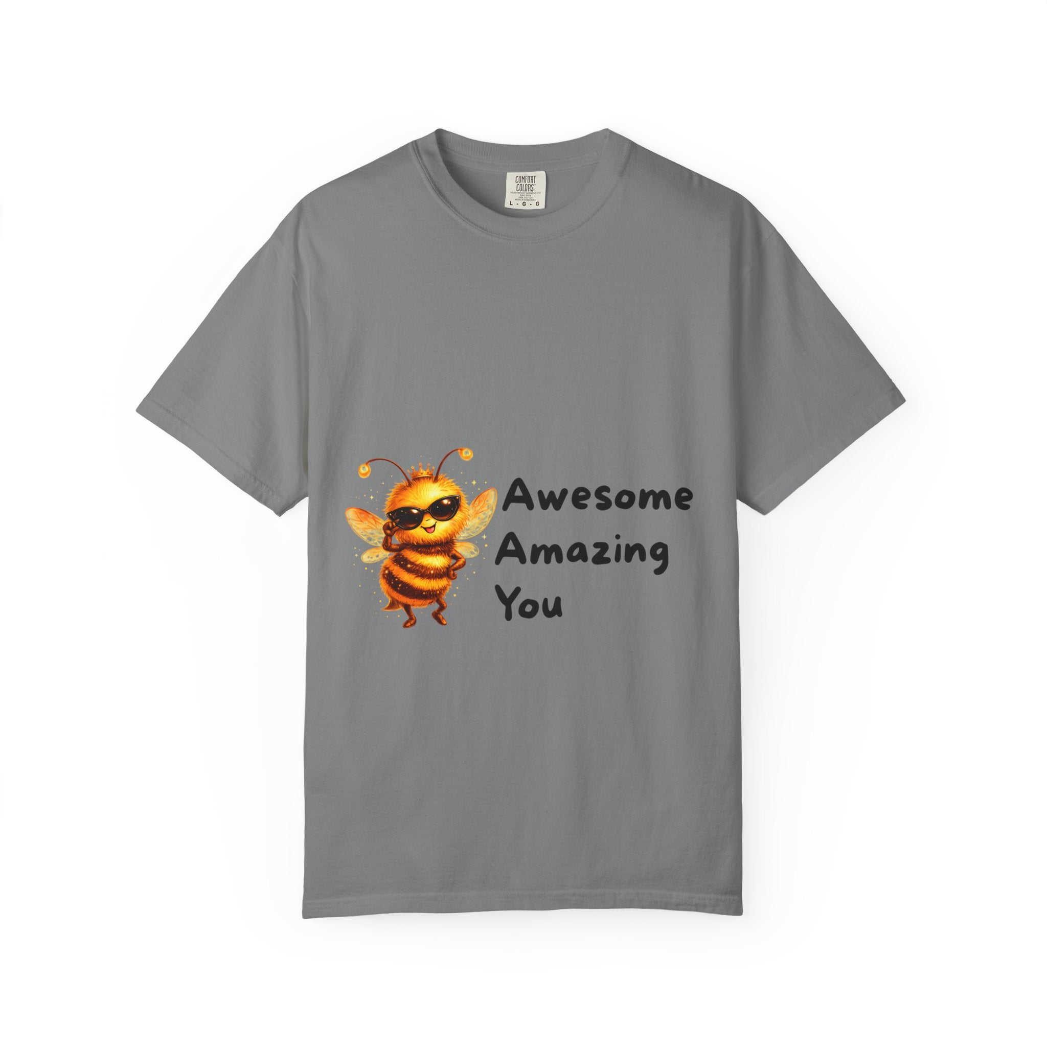 Bee Graphic T-Shirt — "Bee Awesome, Bee Amazing, Bee You" Positive Message Tee