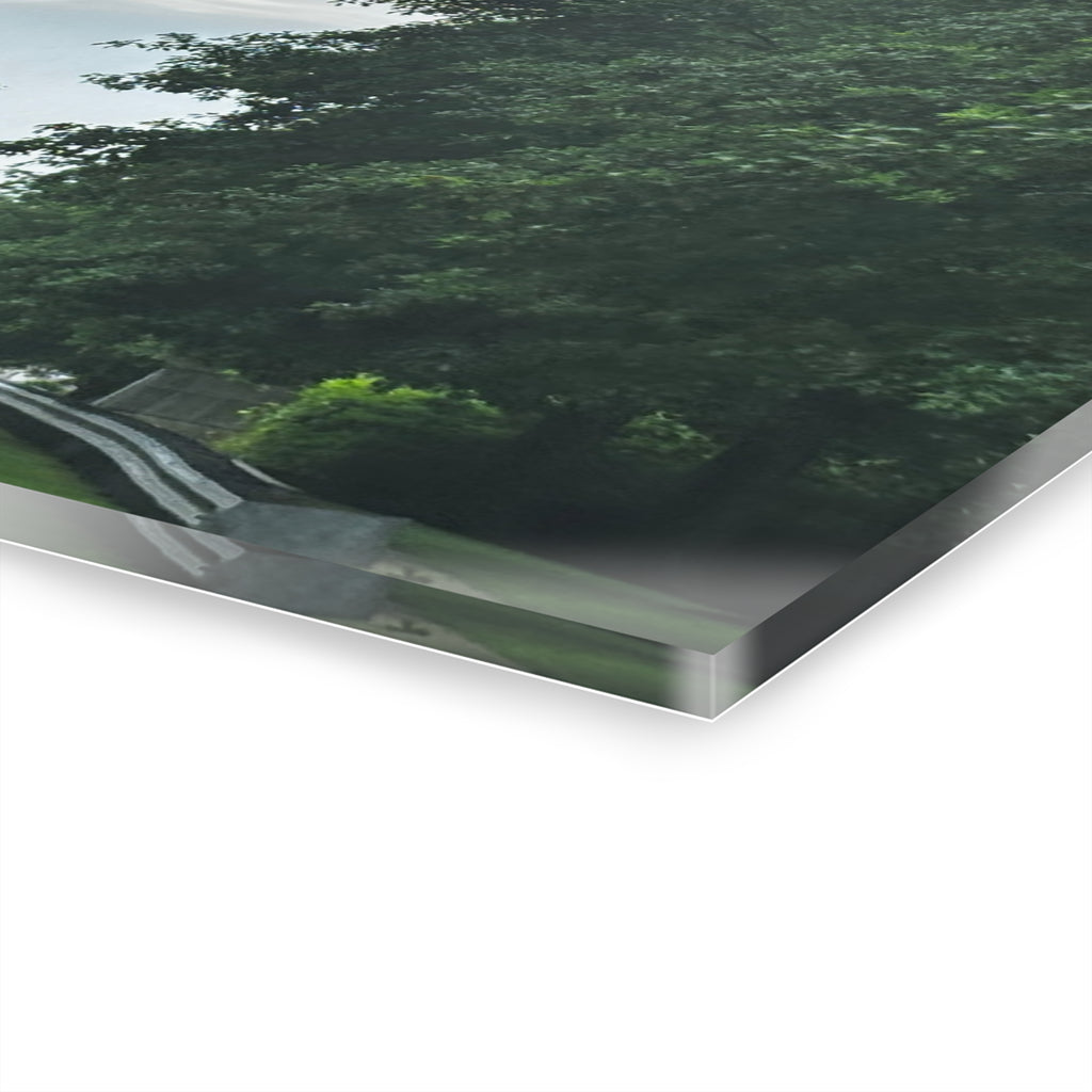 Road After Rain Acrylic Wall Art - Serene Road Photo