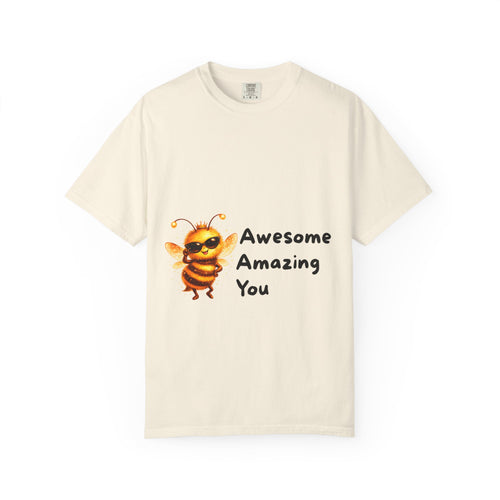 Bee Graphic T-Shirt — "Bee Awesome, Bee Amazing, Bee You" Positive Message Tee
