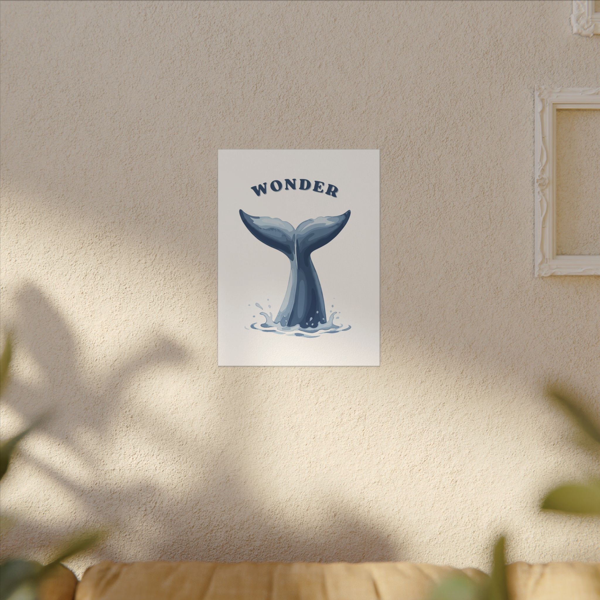 The Whale Tail Matte Canvas, Stretched, 0.75" (Multi-Size)