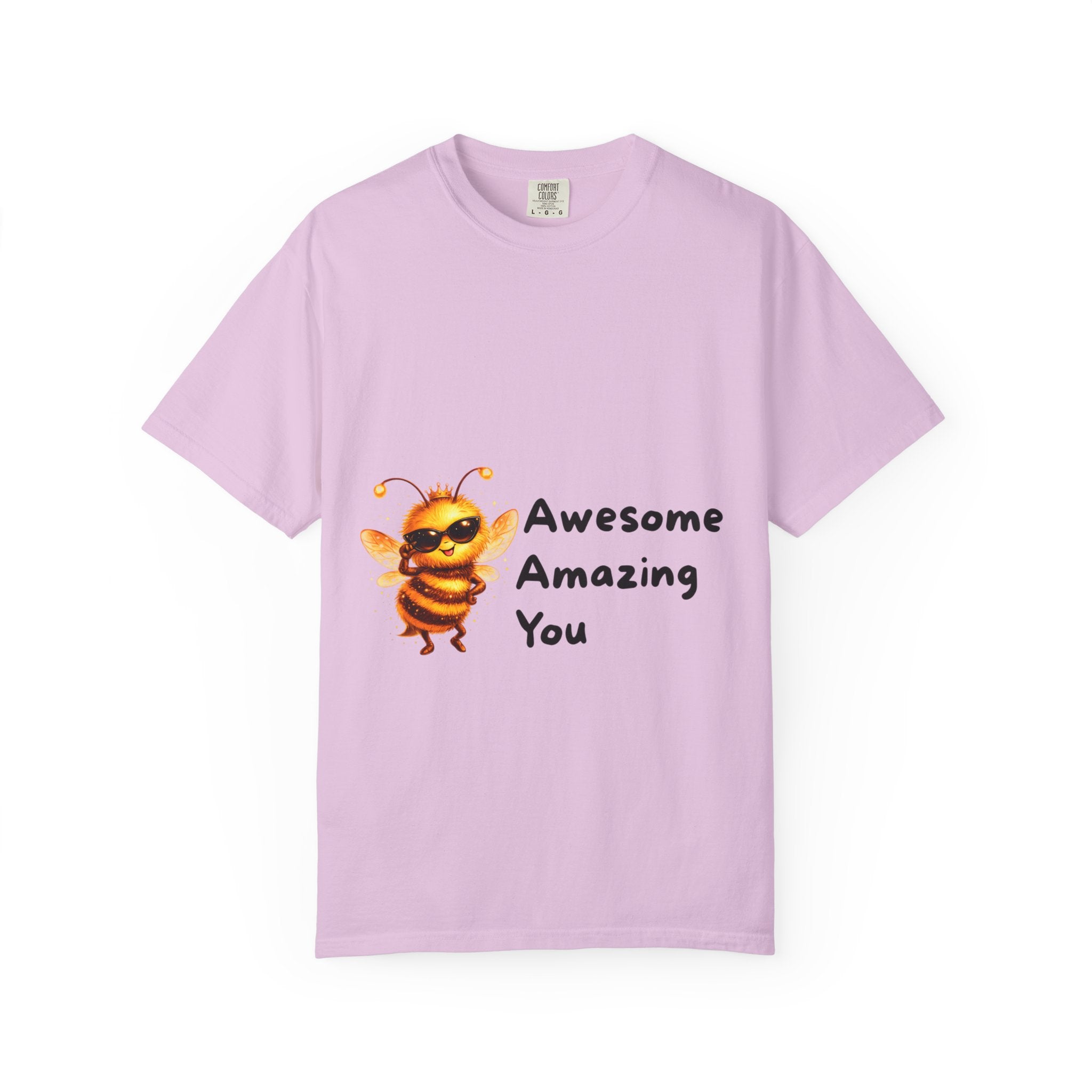 Bee Graphic T-Shirt — "Bee Awesome, Bee Amazing, Bee You" Positive Message Tee
