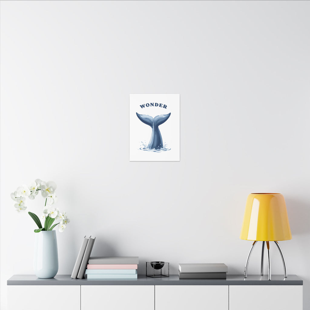 The Whale Tail Matte Canvas, Stretched, 0.75" (Multi-Size)