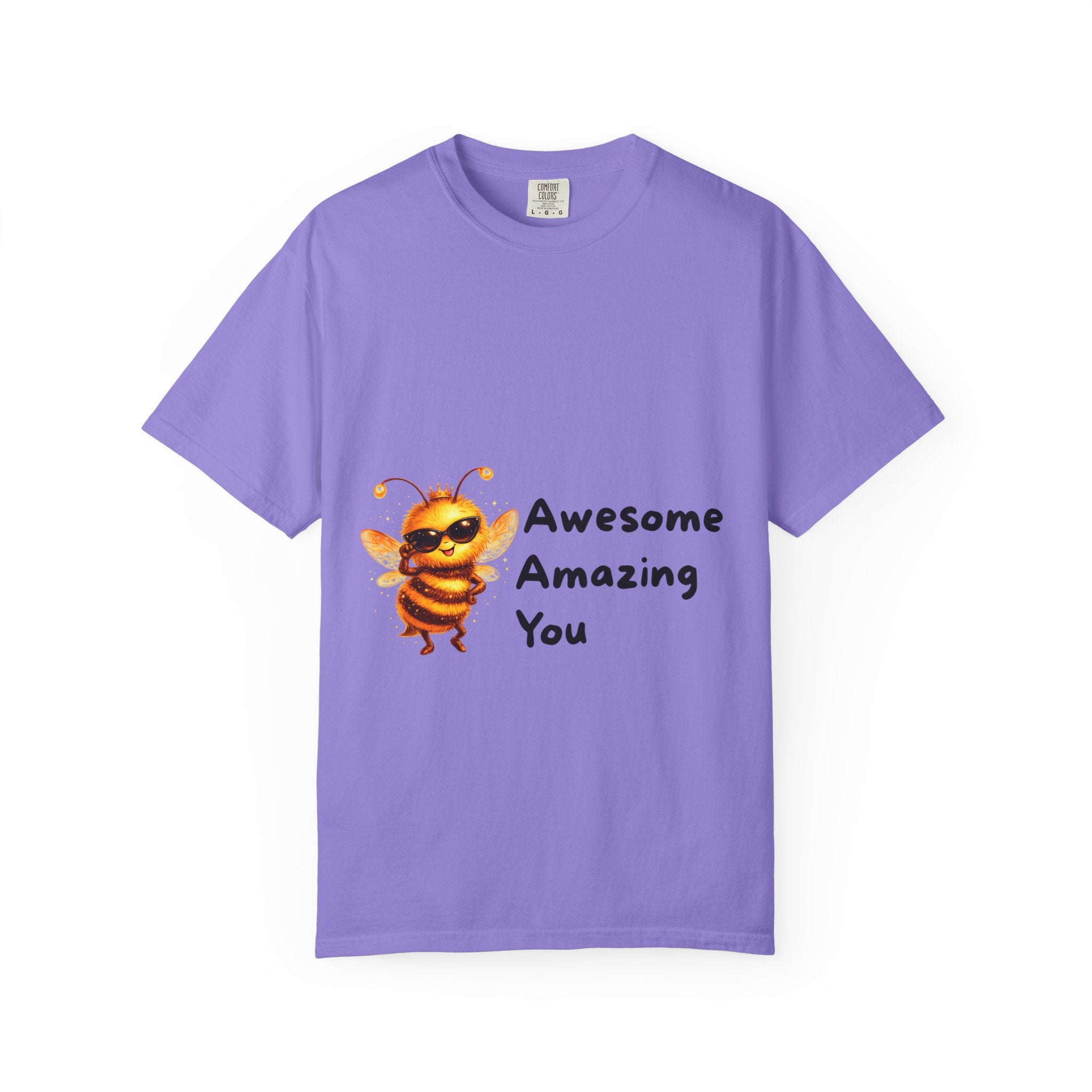 Bee Graphic T-Shirt — "Bee Awesome, Bee Amazing, Bee You" Positive Message Tee